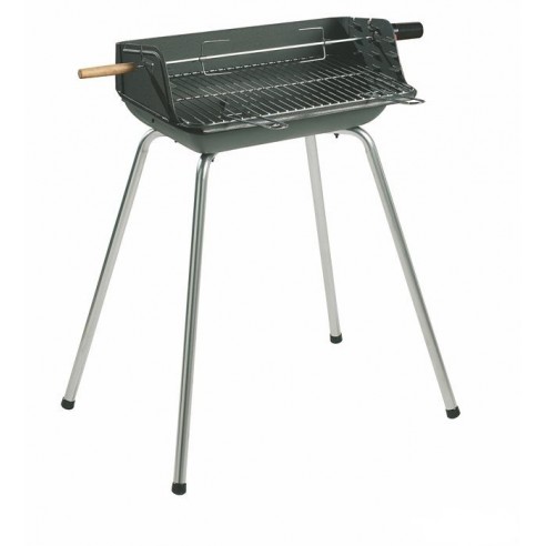 Barbecues Fonte Mombassa Sur Pieds Bois Charbon De Bois Invicta