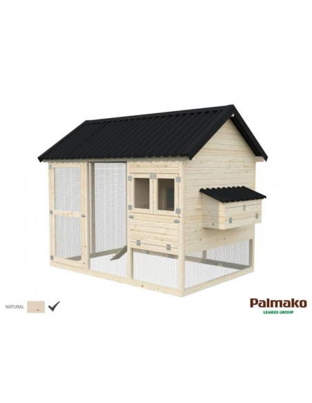 Poulailler en bois Chick 6.7 m²