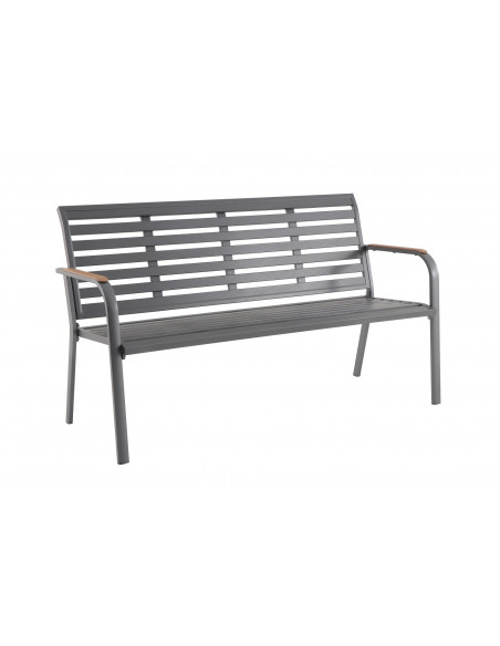 Achat CREADOR - Banc de jardin MARTA 3 places - Aluminium - Anthracite