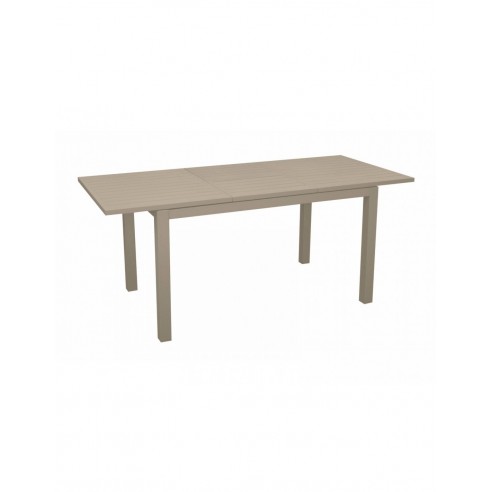 Achat Table de jardin GENES extensible 110/170x70 cm crème - Proloisirs