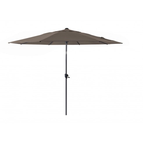 Parasol 300 MANIVELLE aluminium Grey/Mât -Taupe- Proloisirs