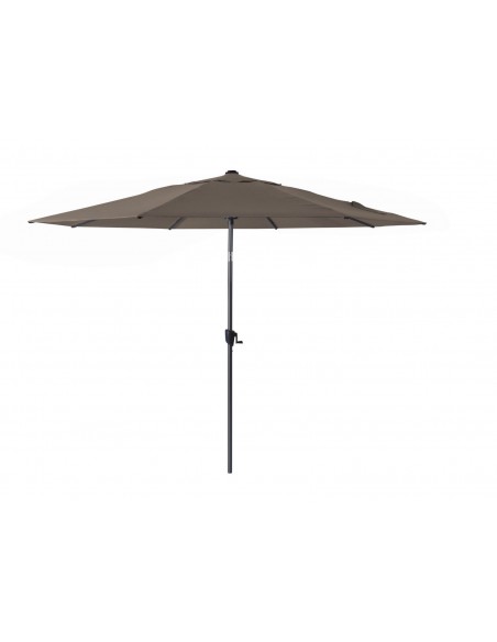 Parasol 300 MANIVELLE aluminium Grey/Mât -Taupe- Proloisirs