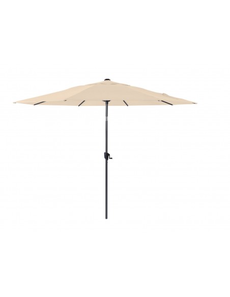 Parasol 300 MANIVELLE aluminium Grey/Mât -Ecru- Proloisirs