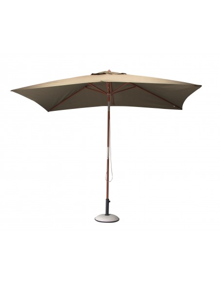 Parasol 3 x 2 Grey/Mat  coloris Taupe - Proloisirs