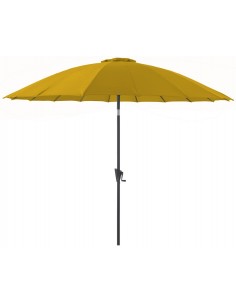 Parasol droit Pagode D.3m - coloris Curry - Proloisirs