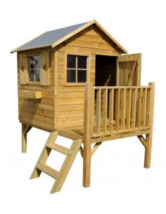 Cabane en bois enfant: maisonnette idéale pour les petits