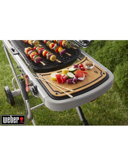 Barbecue à gaz Weber Traveler noir avec chariot noir