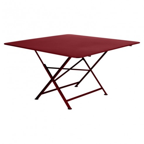 Achat Table carrée Cargo Piment 128x128 - Fermob