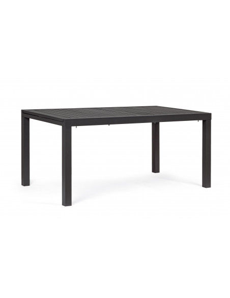 Table extensible HILDE - 160/240 X 90 cm - Anthracite - BIZZOTTO