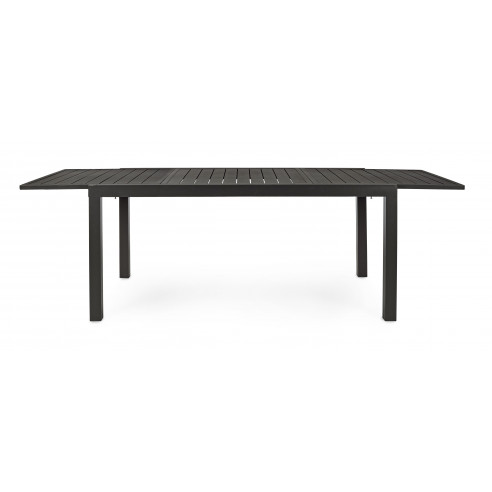 Table extensible HILDE - 160/240 X 90 cm - Anthracite - BIZZOTTO