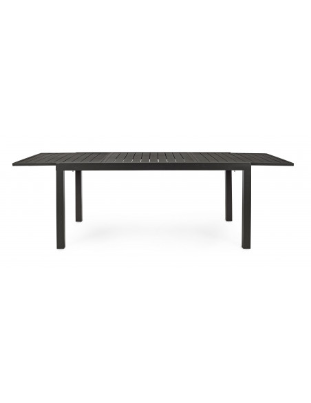 Table extensible HILDE - 160/240 X 90 cm - Anthracite - BIZZOTTO