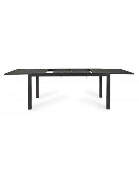 Table extensible HILDE - 160/240 X 90 cm - Anthracite - BIZZOTTO