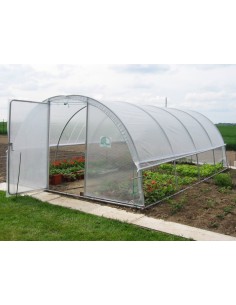 SERRES TONNEAU - Serre tunnel "Mini" - 3.7 x 4.5 m 1 porte