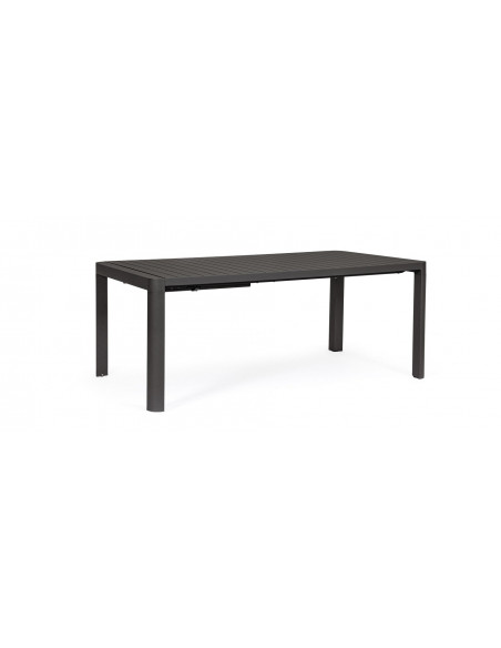 BIZZOTTO - Table KIPLIN - 180/240 X 100 cm - Anthracite