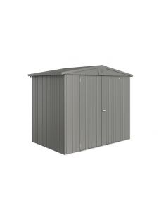 BIOHORT - Abri de jardin Europa double-portesL.244 X P.156 cm - Taille A3 - Gris Quartz Métallique 