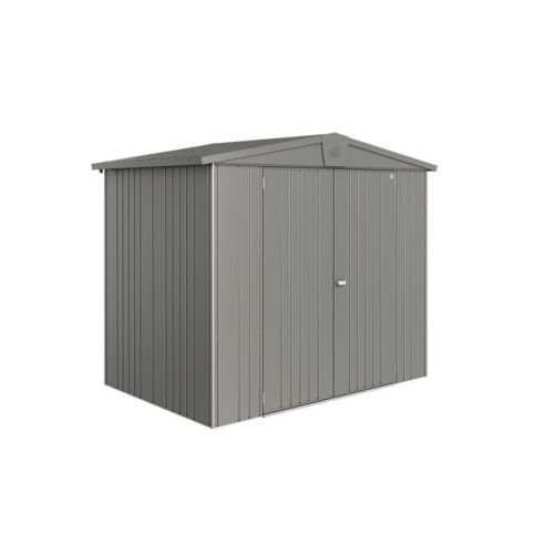 BIOHORT - Abri de jardin Europa double-portesL.244 X P.156 cm - Taille A3 - Gris Quartz Métallique 