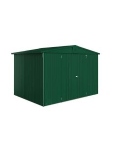 BIOHORT - Abri de jardin Europa double-portes L.316 x P.228 cm - Taille 5 - Vert Foncé 