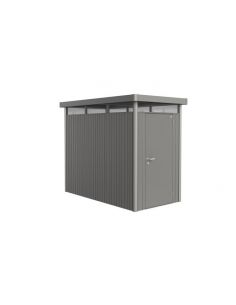 BIOHORT - Abri Highline simple porte L.1.55 x P.2.75 m - Taille HS - Gris Quartz Métallique 