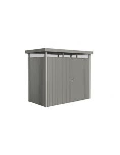 BIOHORT - Abri Highline simple porte L.2.75 x P.1.55 m - Taille H1 - Gris Quartz Métallique