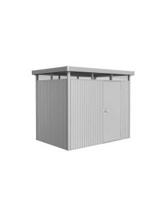 BIOHORT - Abri Highline simple porte L.2.75 x P.1.95 m - Taille H2 - Argent Métallique 