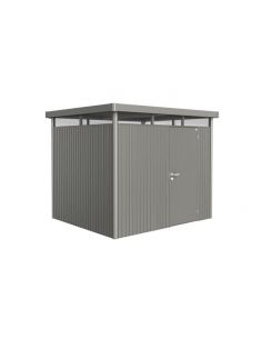 BIOHORT - Abri Highline simple porte L.2.75 x P.2.35 m - Taille H3 - Gris Quartz Métallique 