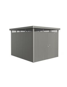 BIOHORT - Abri Highline simple porte L.2.75 x P.3.15 m - Taille H5 - Gris Quartz Métallique 