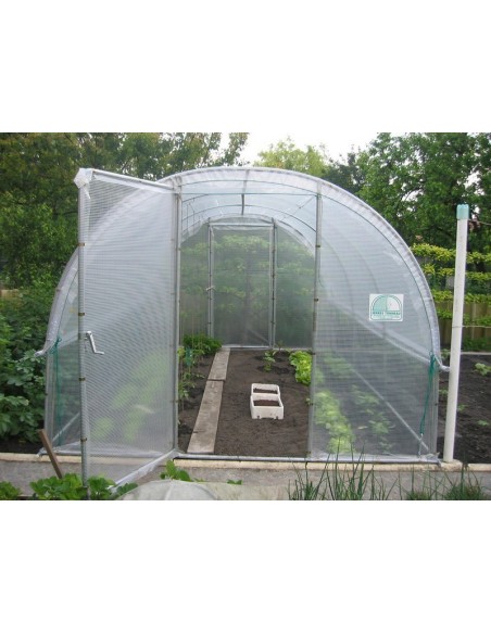 SERRES TONNEAU - Serre tunnel de jardin  "Jardinière" - 3x6 m - PE Thermique Diffusant - 2 portes