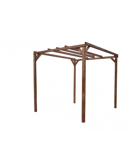 HABRITA - Pergola Thonon bois THT - 3 x 2.96 m