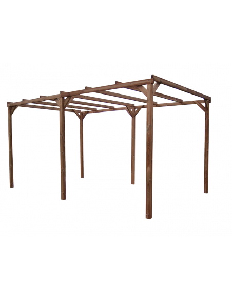 HABRITA - Pergola Thonon bois THT - 3 x 5 m