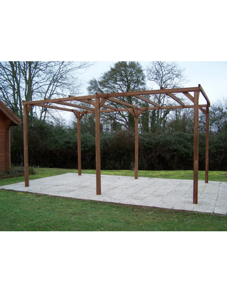 HABRITA - Pergola Thonon bois THT - 3 x 5 m