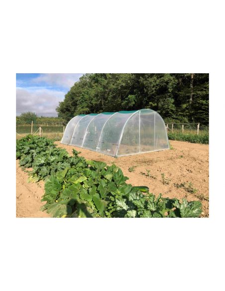 SERRES TONNEAU - Serre tunnel de jardin "Cabriolet " - 3.70 x 4.50 m - 1 porte