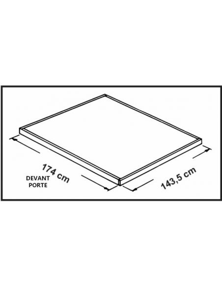 SHELTER LOGIC - Abri de jardin métal Arrow Ezee toit 2 pentes - 2.30 m²