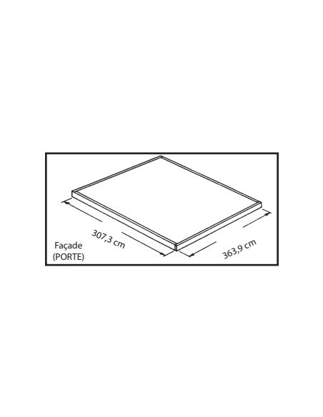 SHELTER LOGIC - Abri de jardin métal Spacemaker Apex toit 2 pentes - 10.70 m²