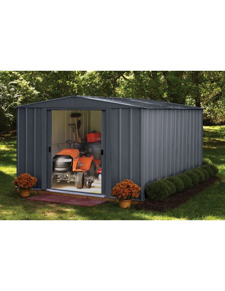 SHELTER LOGIC - Abri de jardin métal Spacemaker Apex toit 2 pentes - 10.70 m²