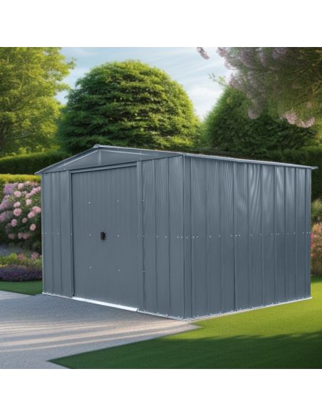 SHELTER LOGIC - Abri de jardin métal Spacemaker Apex toit 2 pentes - 6.9 m²