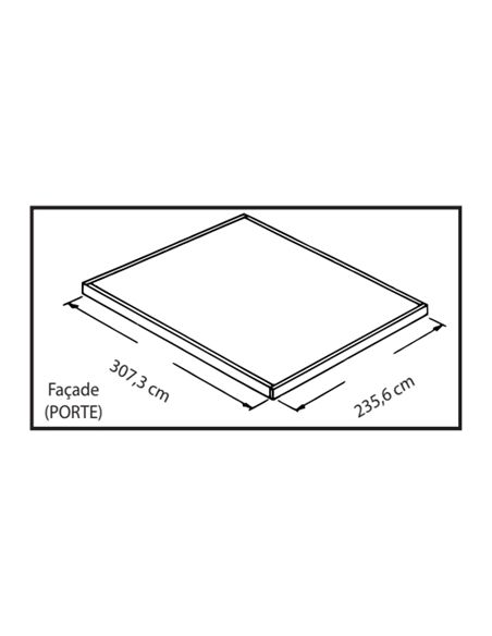 SHELTER LOGIC - Abri de jardin métal Spacemaker Apex toit 2 pentes - 6.9 m²