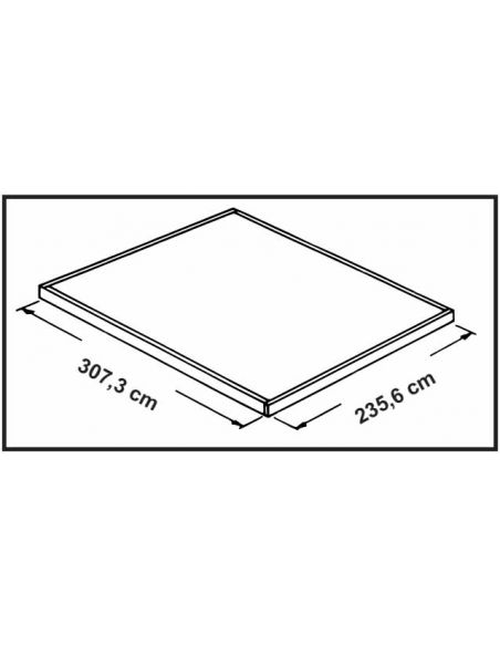 SHELTER LOGIC - Abri de jardin métal Arrow Woodridge toit 2 pentes - 6.9 m²