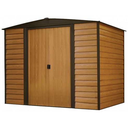 SHELTER LOGIC - Abri de jardin métal Arrow Woodridge toit 2 pentes - 4 m²