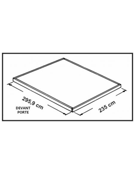 SHELTER LOGIC - Abri de jardin métal Arrow Ezee toit 2 pentes - 6.60 m²