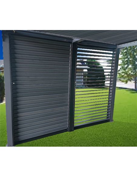 HABRITA - Ventelles pour pergola PER 3630 BI et PER 2430 BI - Côté 3 m