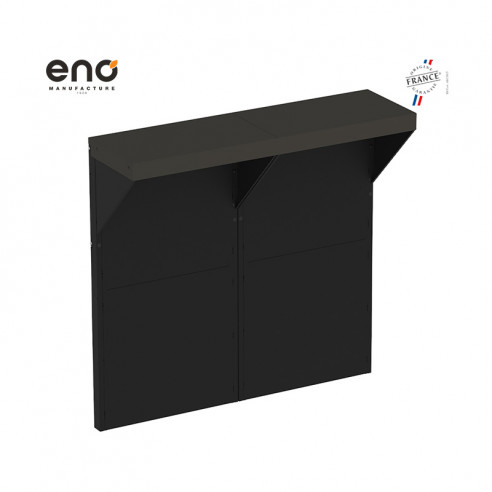 ENO - Kit comptoir 120 cm - Gris cargo et noir