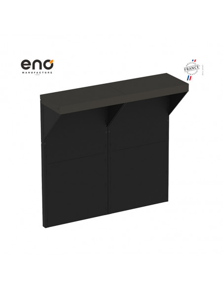 ENO - Kit comptoir 120 cm - Gris cargo et noir