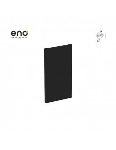 ENO - Habillage arrière en acier noir pour MODULO ou FELIX 60 cm