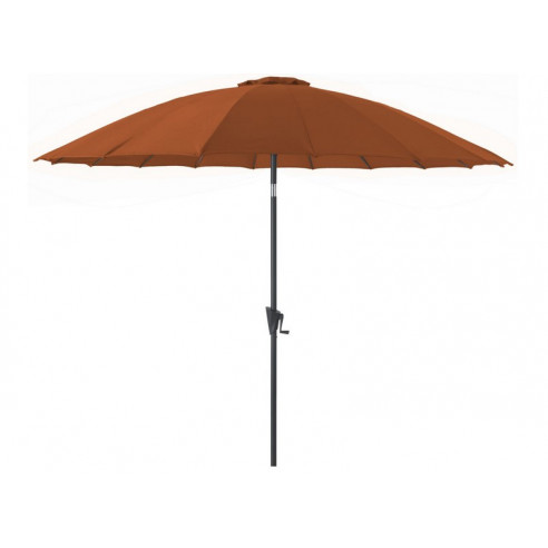 PROLOISIRS - Parasol droit Pagode - D.3 m - Sienne