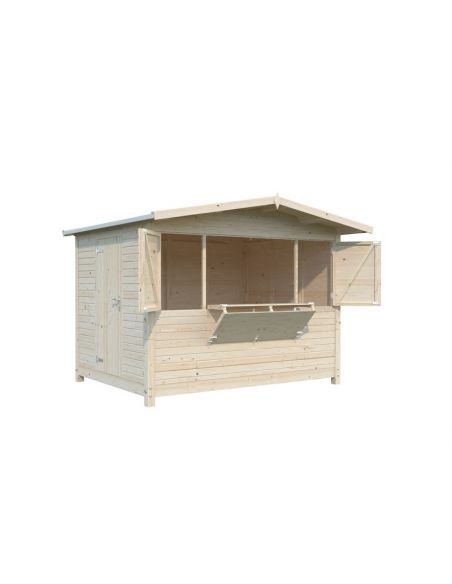 PALMAKO - Chalet en bois 6.2 m² - 48 mm