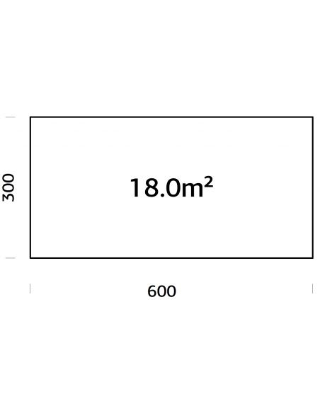 PALMAKO - Kit de fondation 6 x 3 mètres