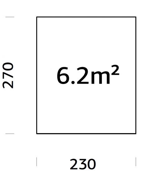 PALMAKO - Kit de fondation 2.3 x 2.7 mètres