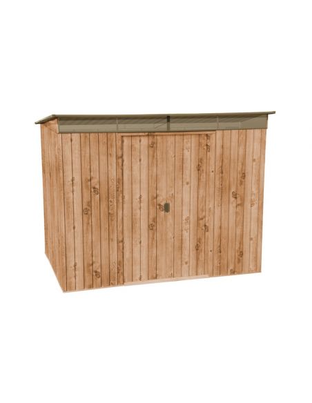 DURAMAX - Abri de jardin Woodgrain métal imitation bois - 4.84 m²