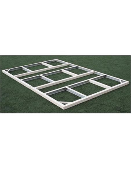 DURAMAX - Abri de jardin PVC Woodstyle - 8 m²