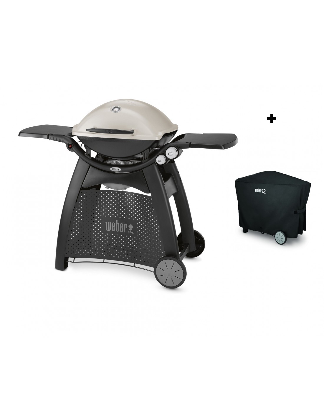 Pack Barbecue   gaz Q 3000  Titanium avec plancha Weber